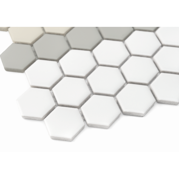 MINI HEXAGON STRIPE 3.A MATT MOZAIKA DUNIN 30 x 26 cm