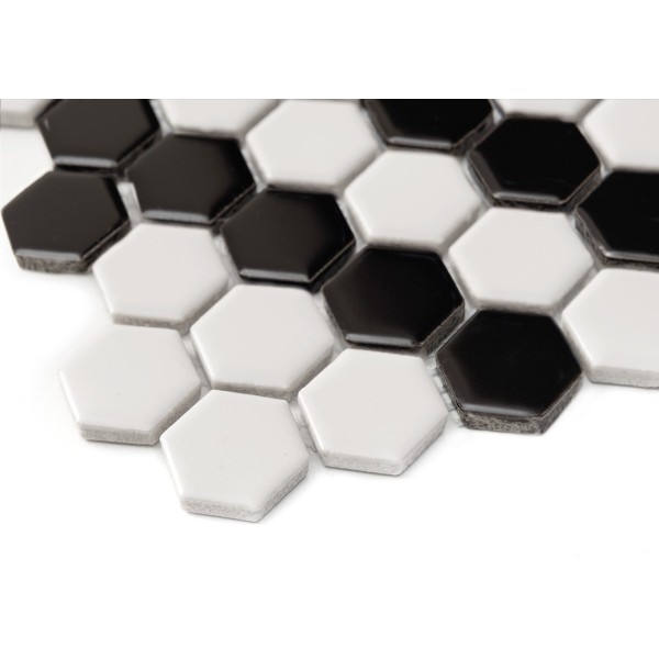DOUBLEHEX BLACK MATT MOZAIKA DUNIN 40