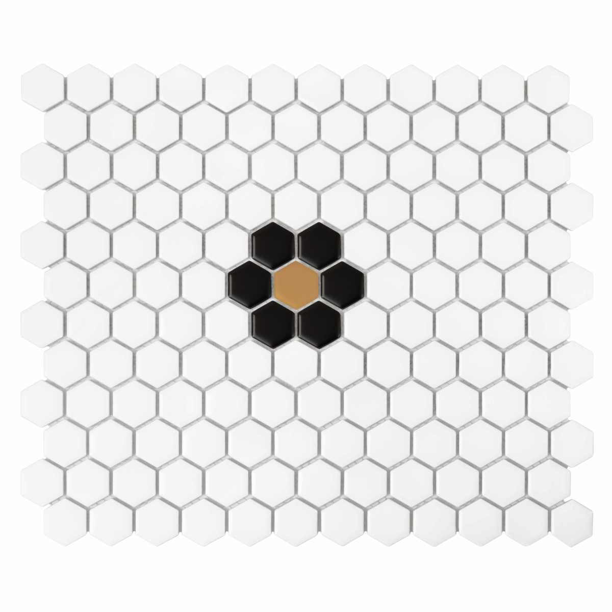 DAISY BLACK MATT MOZAIKA DUNIN 30 x 26 cm