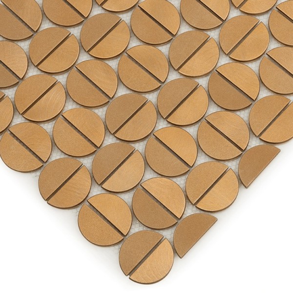 ALLUMI TABS BRASS GOLD MOZAIKA DUNIN 35 x 29