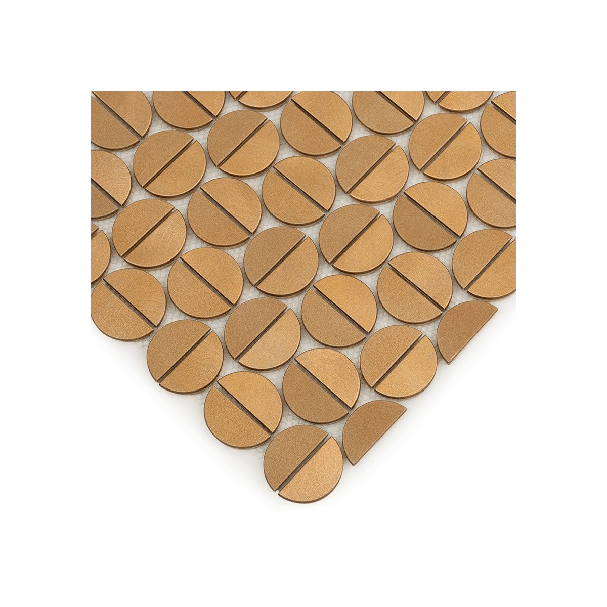 ALLUMI TABS BRASS GOLD MOZAIKA DUNIN 35 x 29