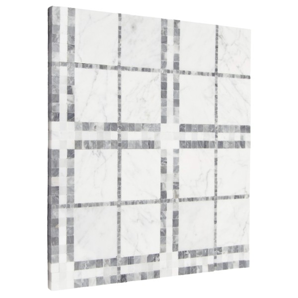 CARRARA TARTAN MOZAIKA DUNIN 31 x 31 x 1 cm
