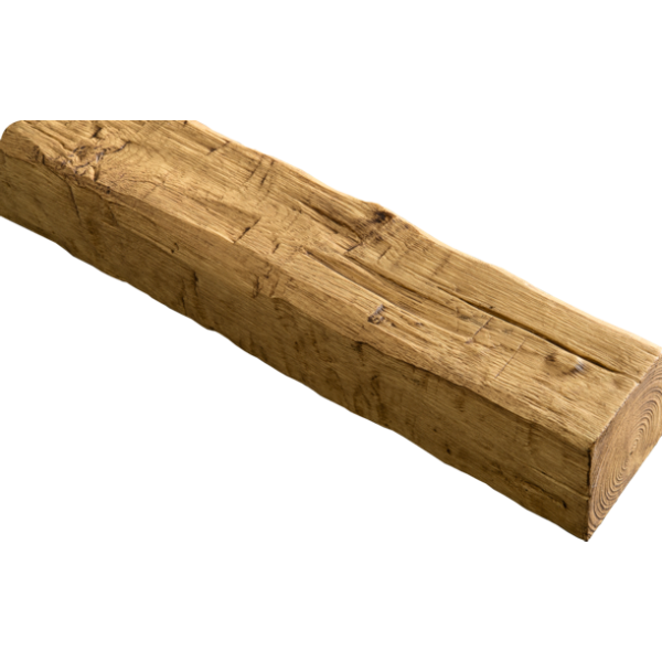 BR-01 NATURALNY DĄB belka dekoracyjna rustykalna ciosana kolor NATURALNY DĄB
