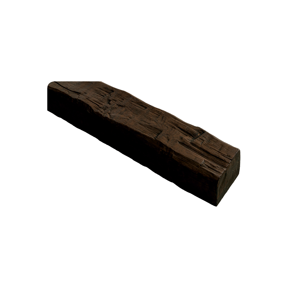 BR-10 WENGE belka dekoracyjna rustykalna ciosana kolor WENGE