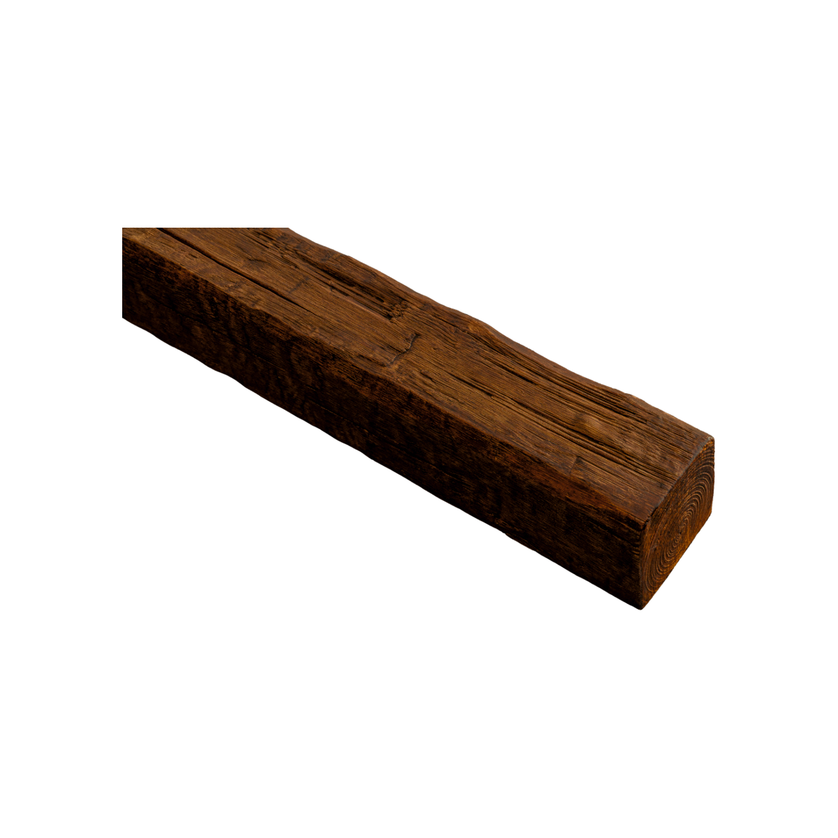 BR-21 PALISANDER belka dekoracyjna rustykalna ciosana kolor PALISANDER