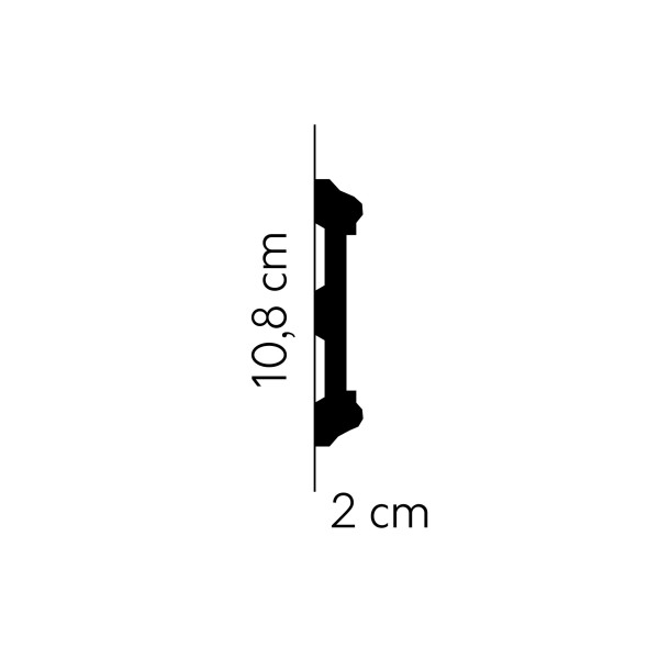 Listwa ścienna Mardom MDD410 2 × 10,8 × 200 cm