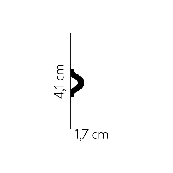 Listwa ścienna Mardom MDD332 1,7 × 4,1 × 200 cm