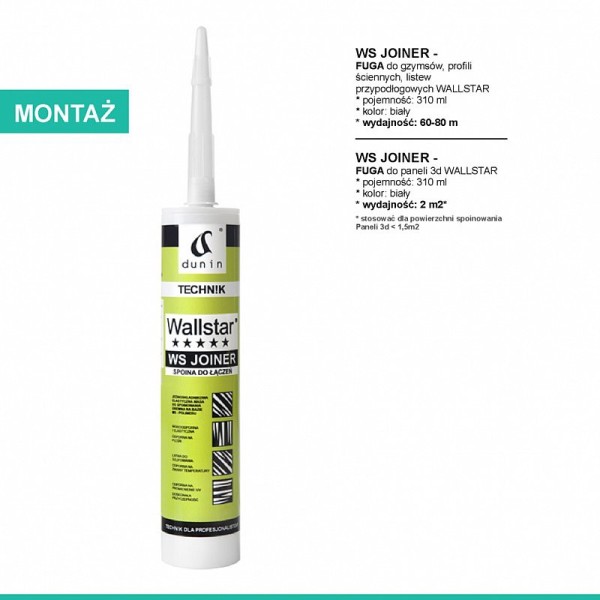Fuga do sztukaterii i paneli Dunin WS Joiner 300 ml