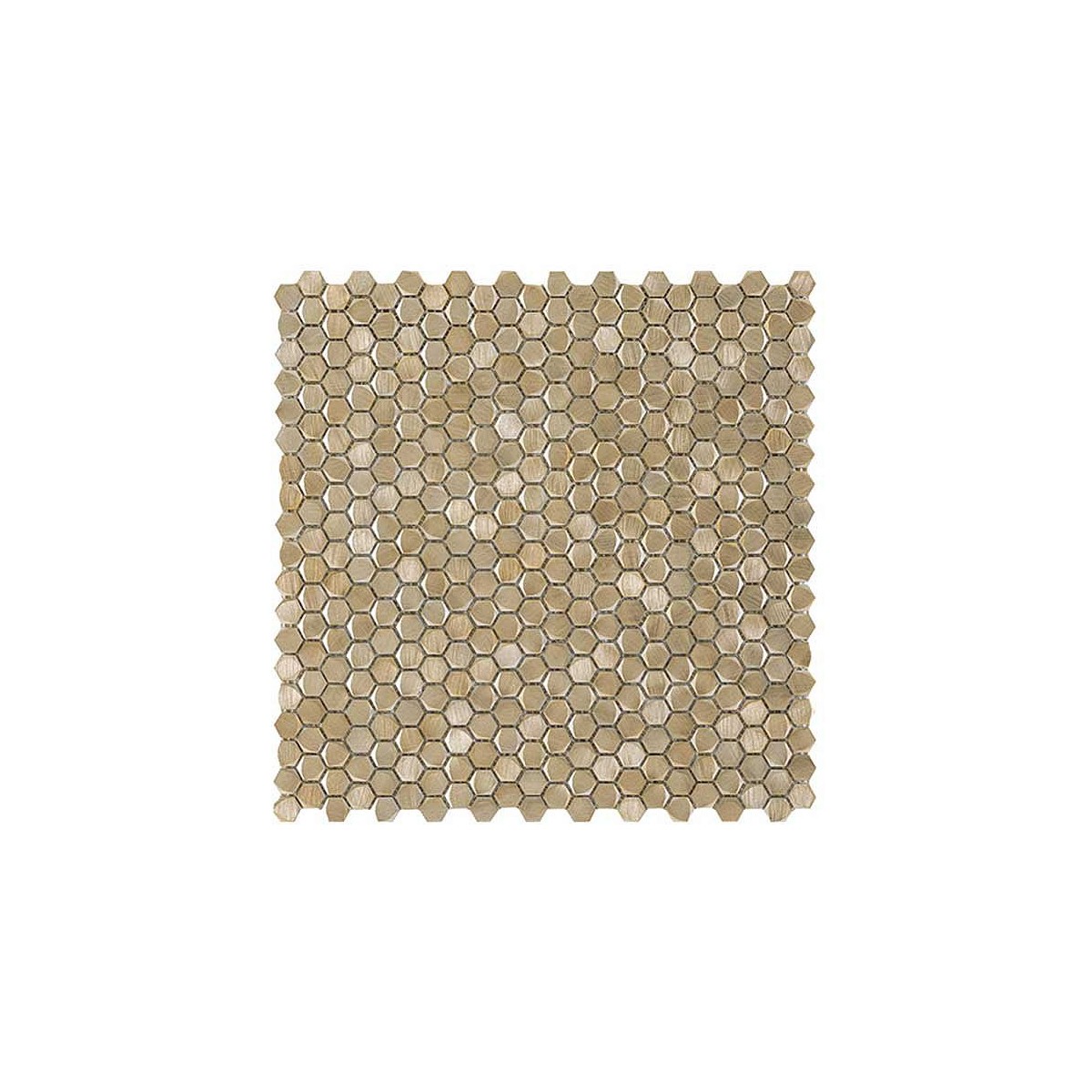 Mozaika Dunin Allumi Gold Hexagon 14 30 × 30 cm