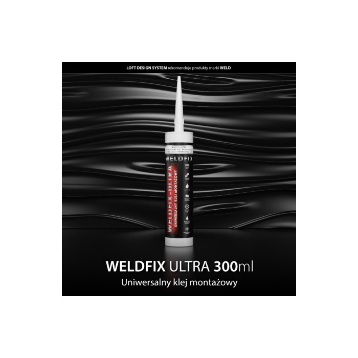 WELDFIX ULTRA LOFT DESIGN KLEJ MONTAŻOWY 300ml